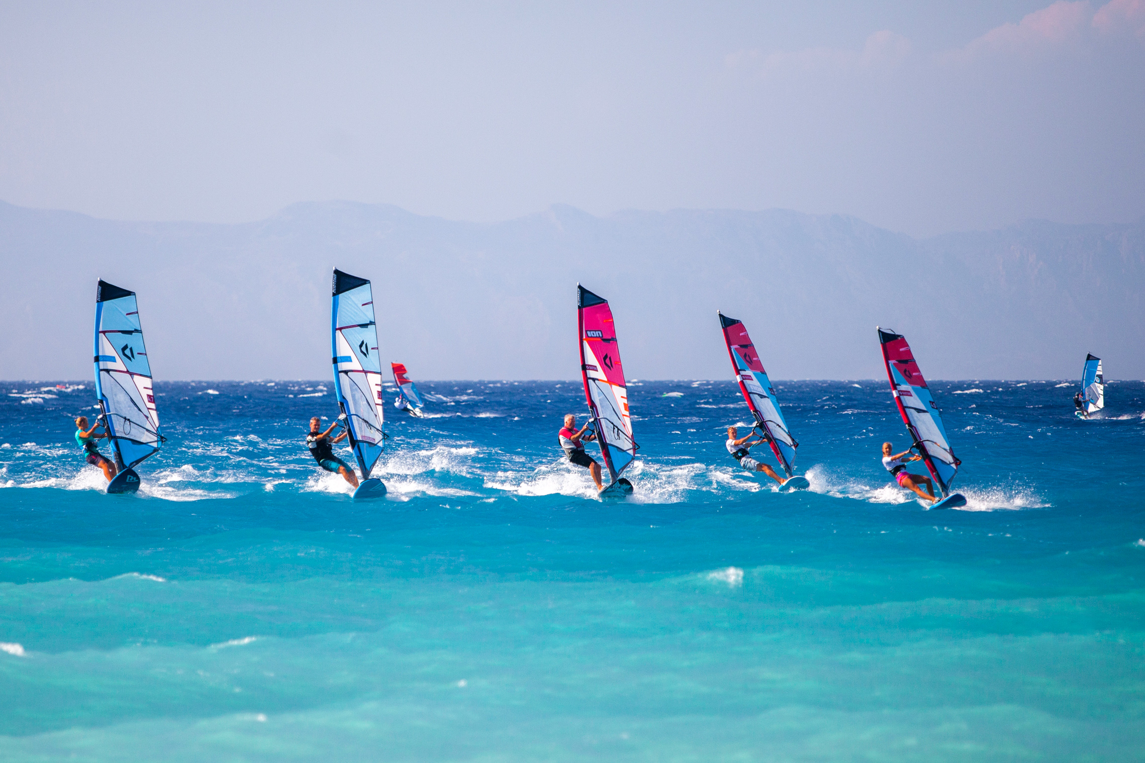 Ligne de planche à voile